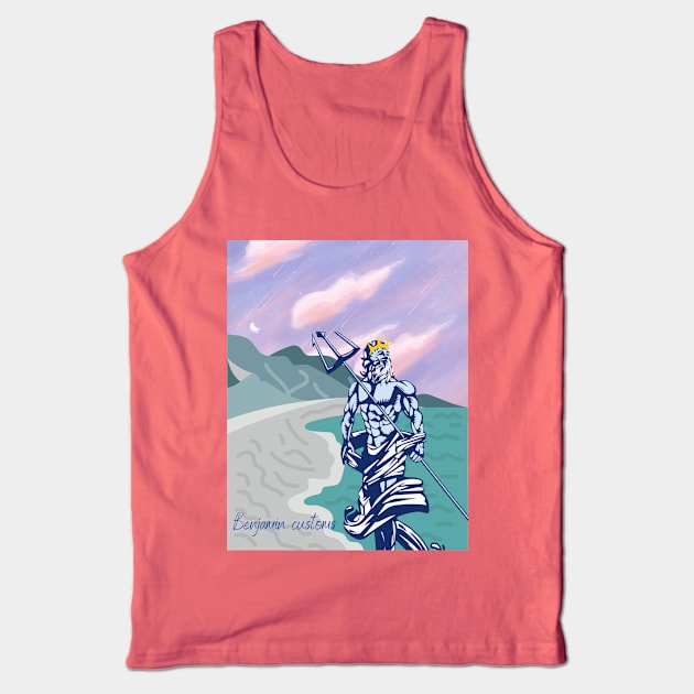 King of the sea Tank Top by Benjamin Customs